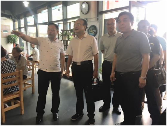 省国资委杨平副主任率队考察九游·会(J9)官方网站侨亚文明窗口申报工作