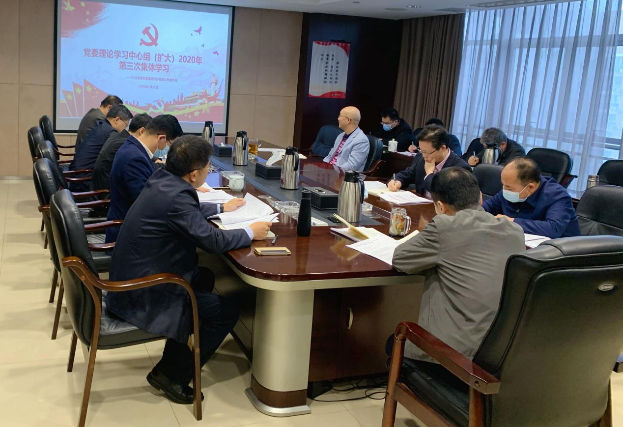 公司召开2020年第3次党委理论学习中心组(扩大)学习会议 公司召开2020年第3次党委理论学习中心组(扩大)学习会议