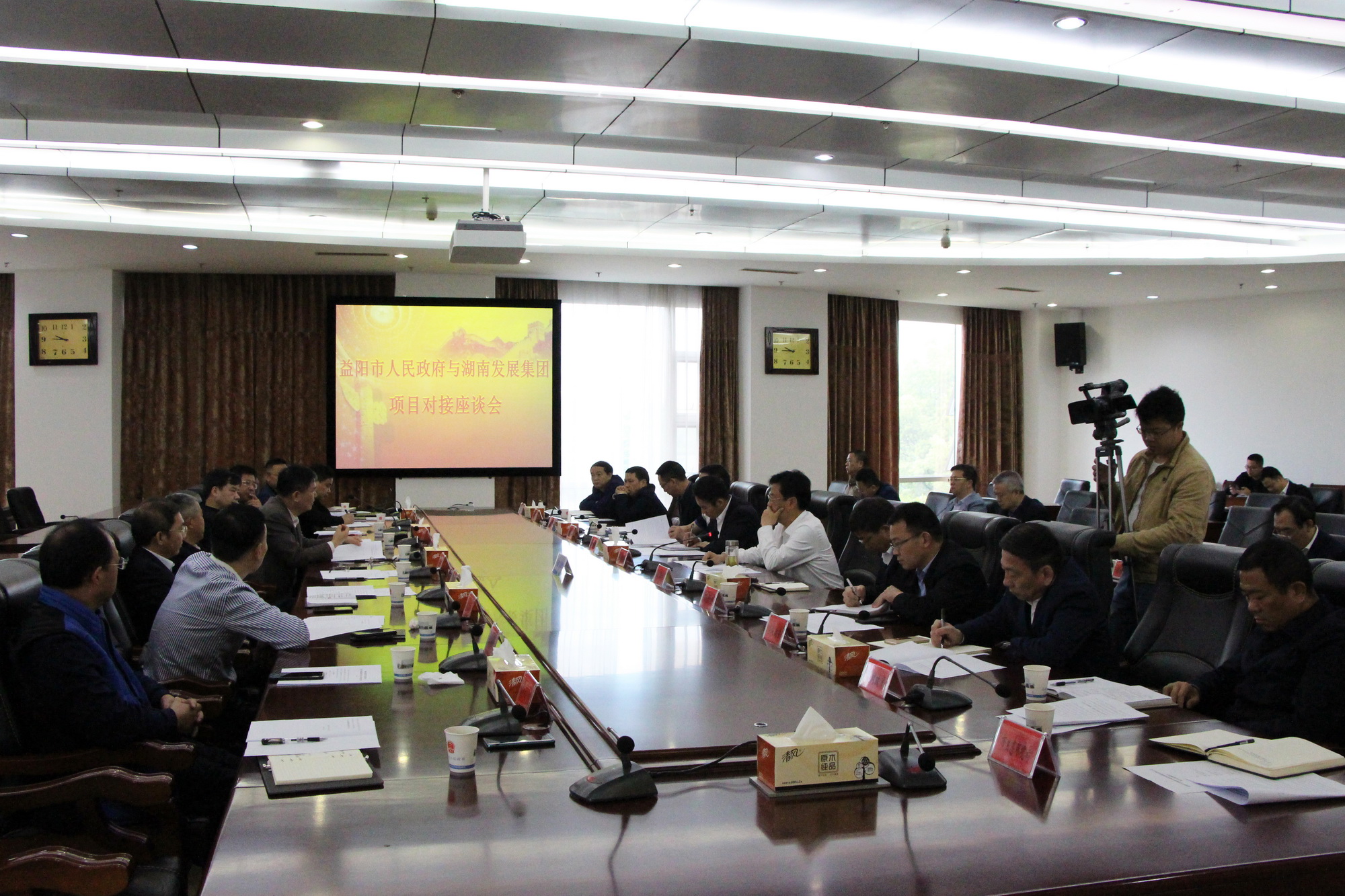 谭建华带队赴益阳市进行项目对接 谭建华带队赴益阳市进行项目对接