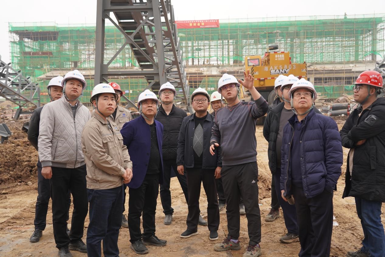 沅江市市长罗必胜调研九游·会(J9)官方网站沅江机制砂和砂石集散中心建设项目
