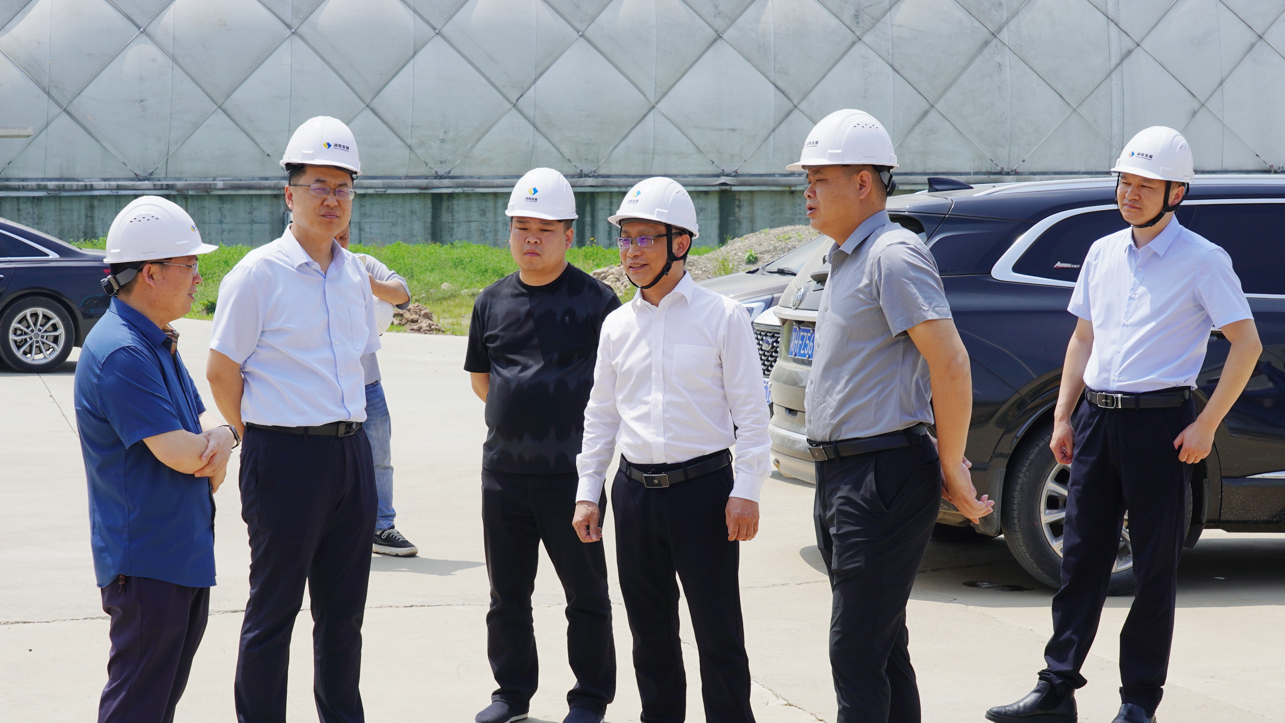 益阳市发改委一行调研九游·会(J9)官方网站机制砂项目